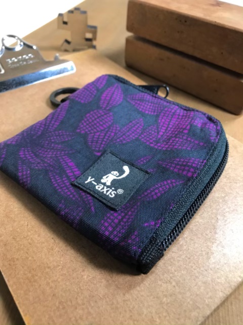 L型錢包-葉片紫
